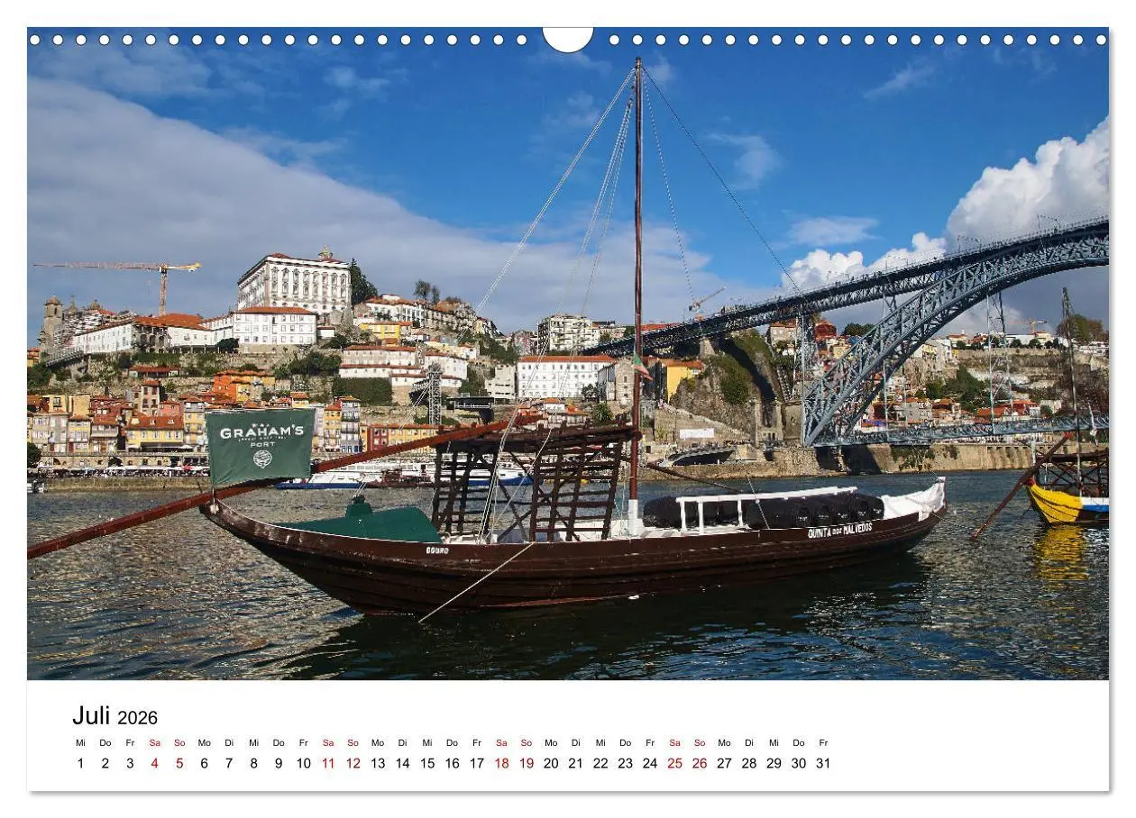 Bild: 9783457794432 | Einzigartiges Portugal (Wandkalender 2026 DIN A3 quer), CALVENDO...