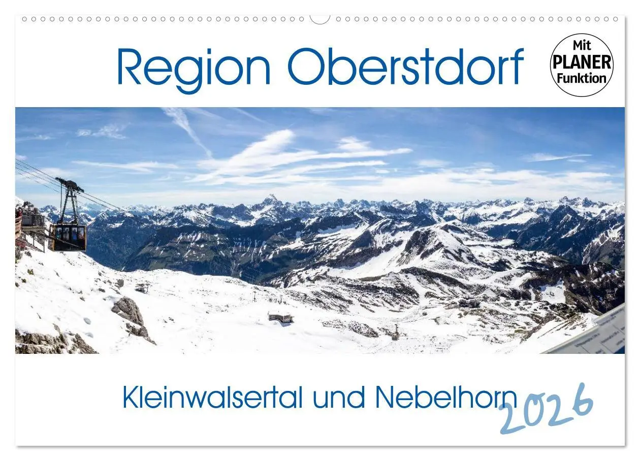 Cover: 9783457864432 | Region Oberstdorf - Kleinwalsertal und Nebelhorn (Wandkalender 2026...