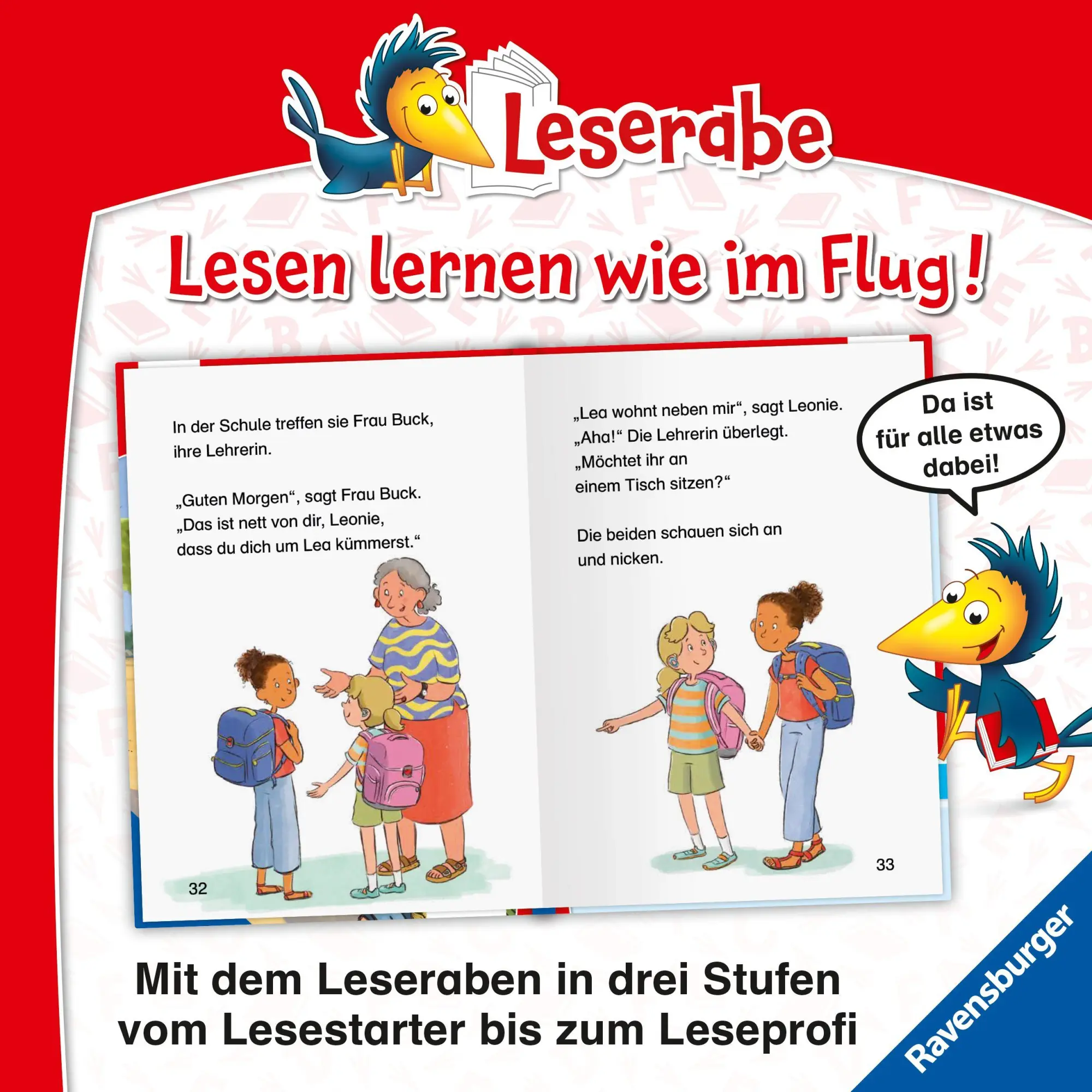 Bild: 9783473464432 | Leserabe 1. Lesestufe - Lea, die Neue in der Klasse | Manfred Mai