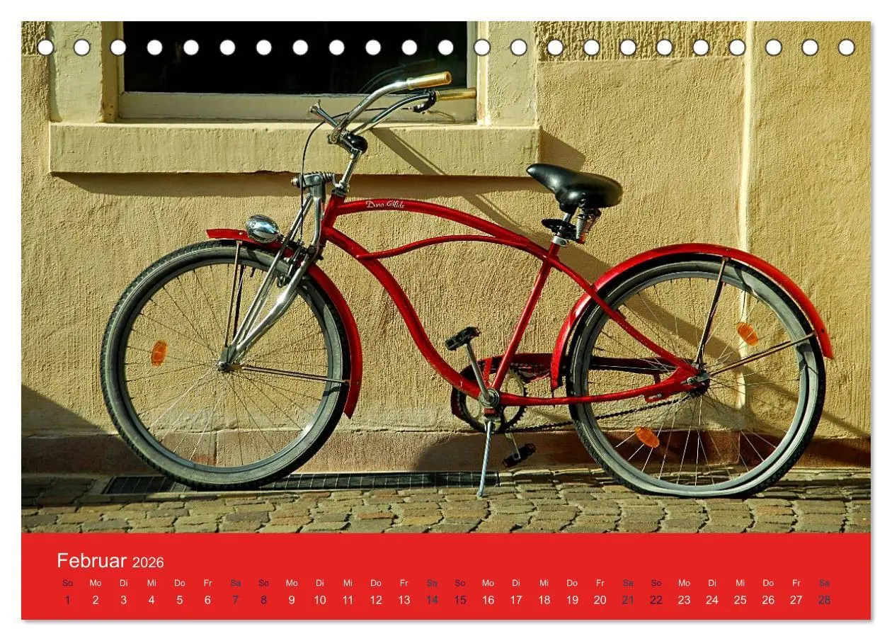 Bild: 9783516024432 | Mit dem Fahrrad durch 2026 (Tischkalender 2026 DIN A5 quer),...