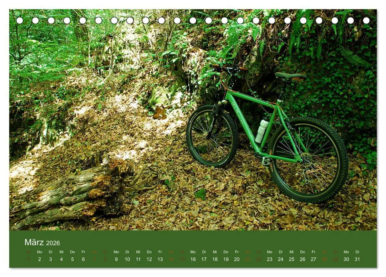 Bild: 9783516024432 | Mit dem Fahrrad durch 2026 (Tischkalender 2026 DIN A5 quer),...
