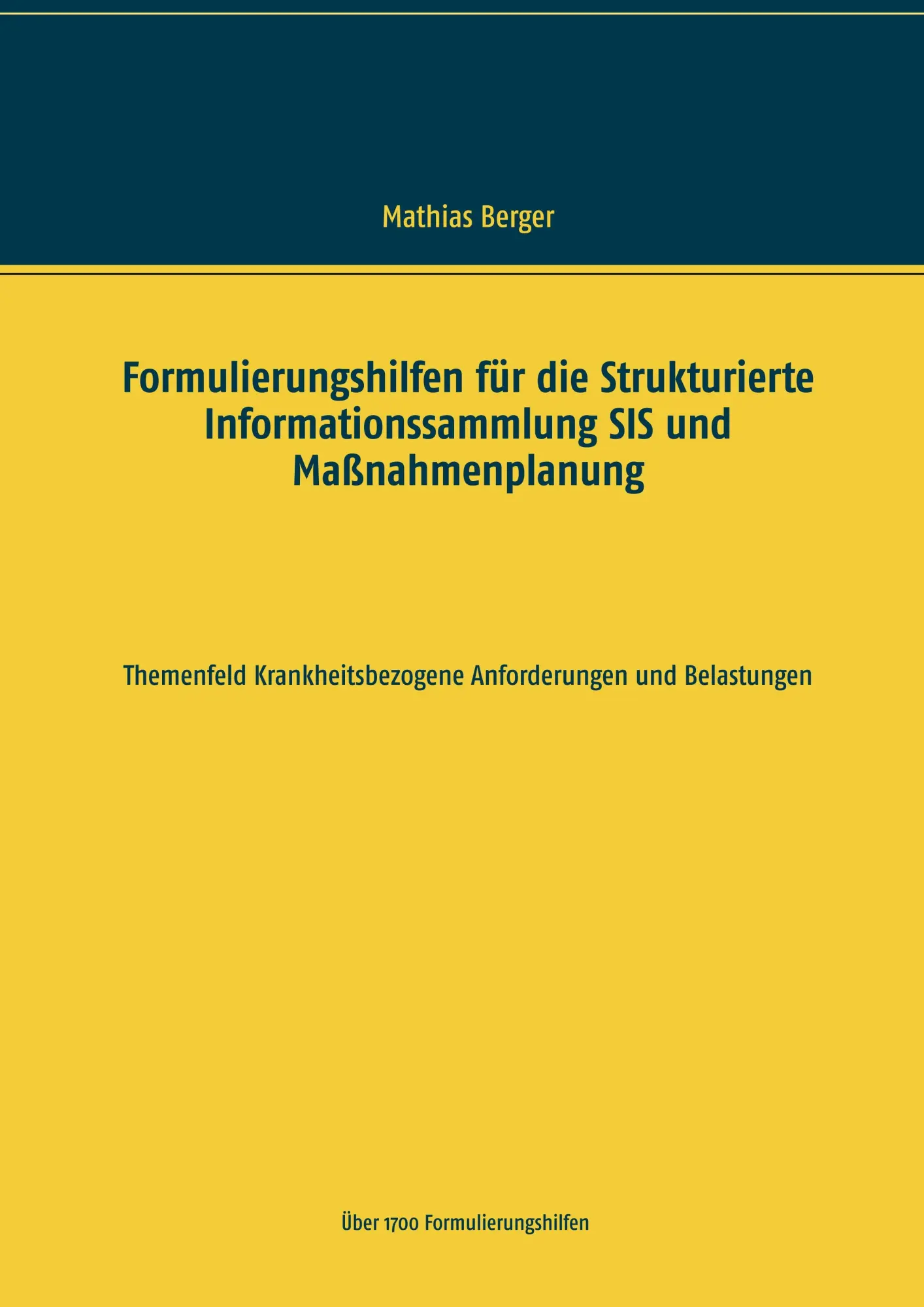 Cover: 9783746014432 | Formulierungshilfen für die Strukturierte Informationssammlung SIS...