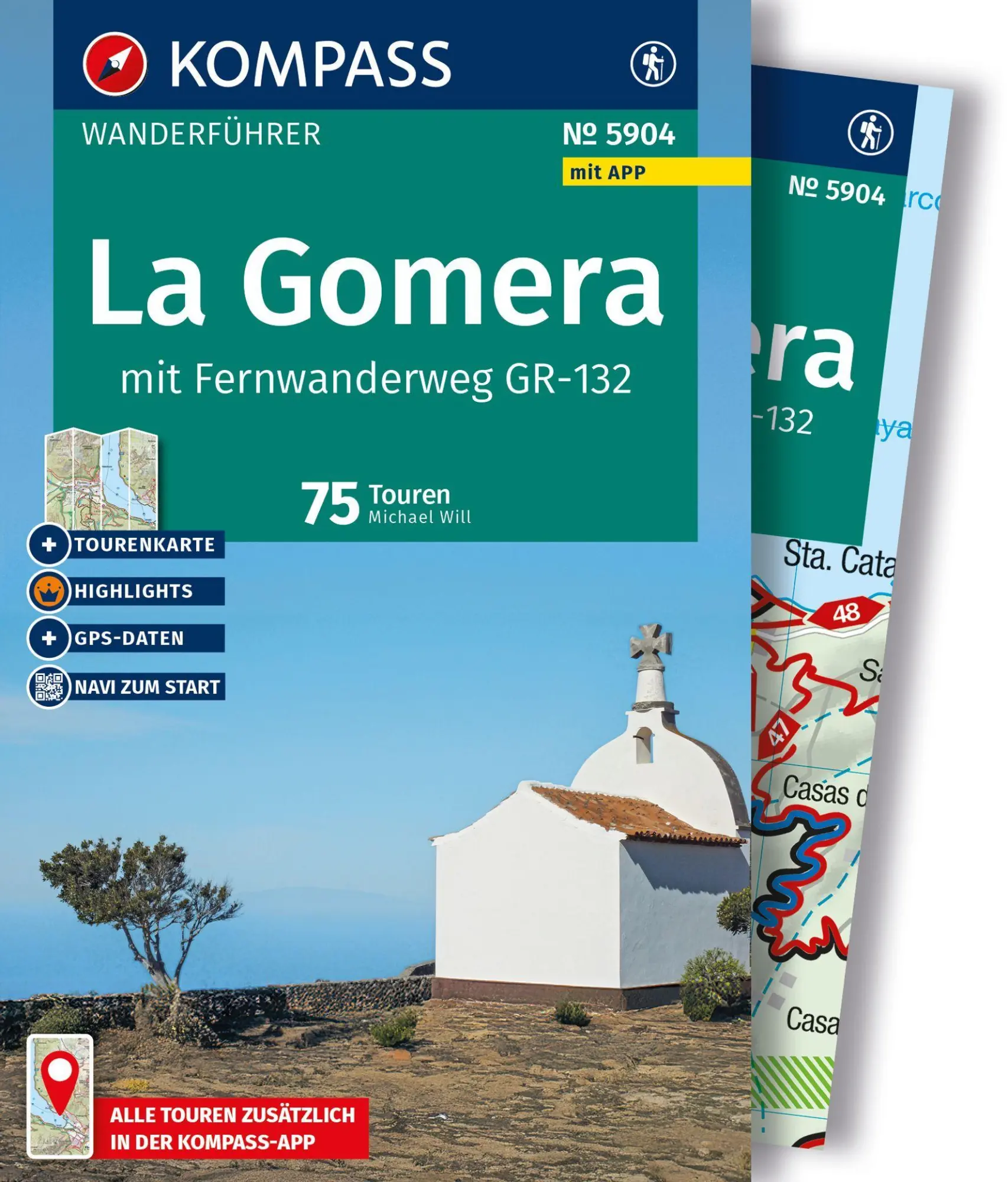Cover: 9783991544432 | KOMPASS Wanderführer La Gomera, mit Fernwanderweg GR-132, 75 Touren...