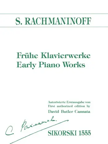 Cover: 9790003014432 | Early Piano Works | Sergei Rachmaninov | Buch | 1993