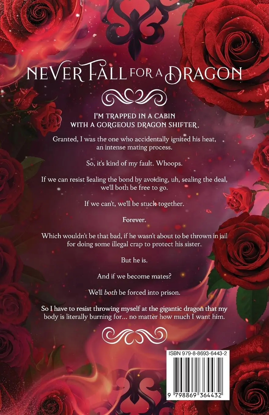 Rückseite: 9798869364432 | Never Fall for a Dragon | Lola Glass | Taschenbuch | Englisch | 2024
