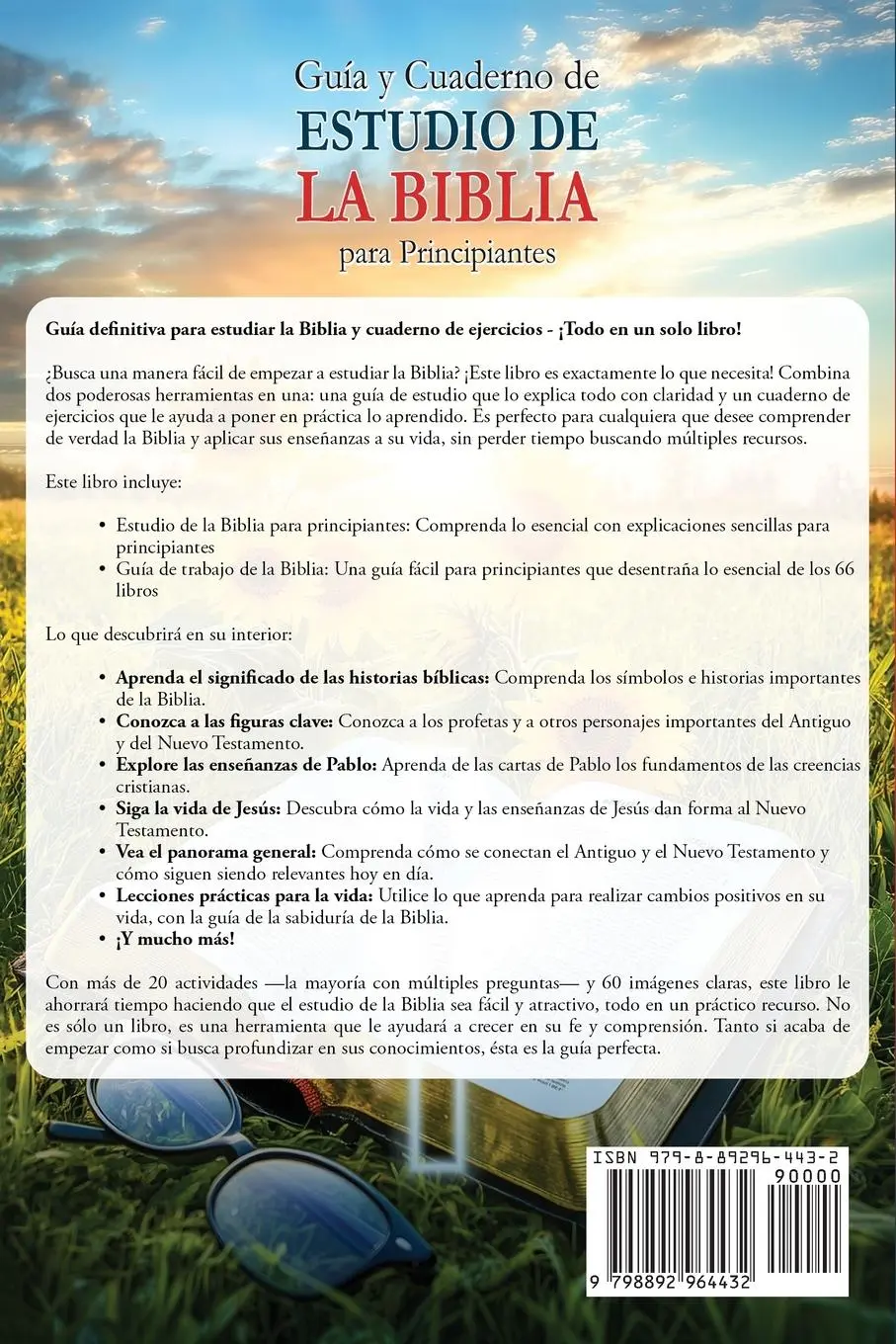 Rückseite: 9798892964432 | Guía y cuaderno de estudio de la Biblia para principiantes | Buch