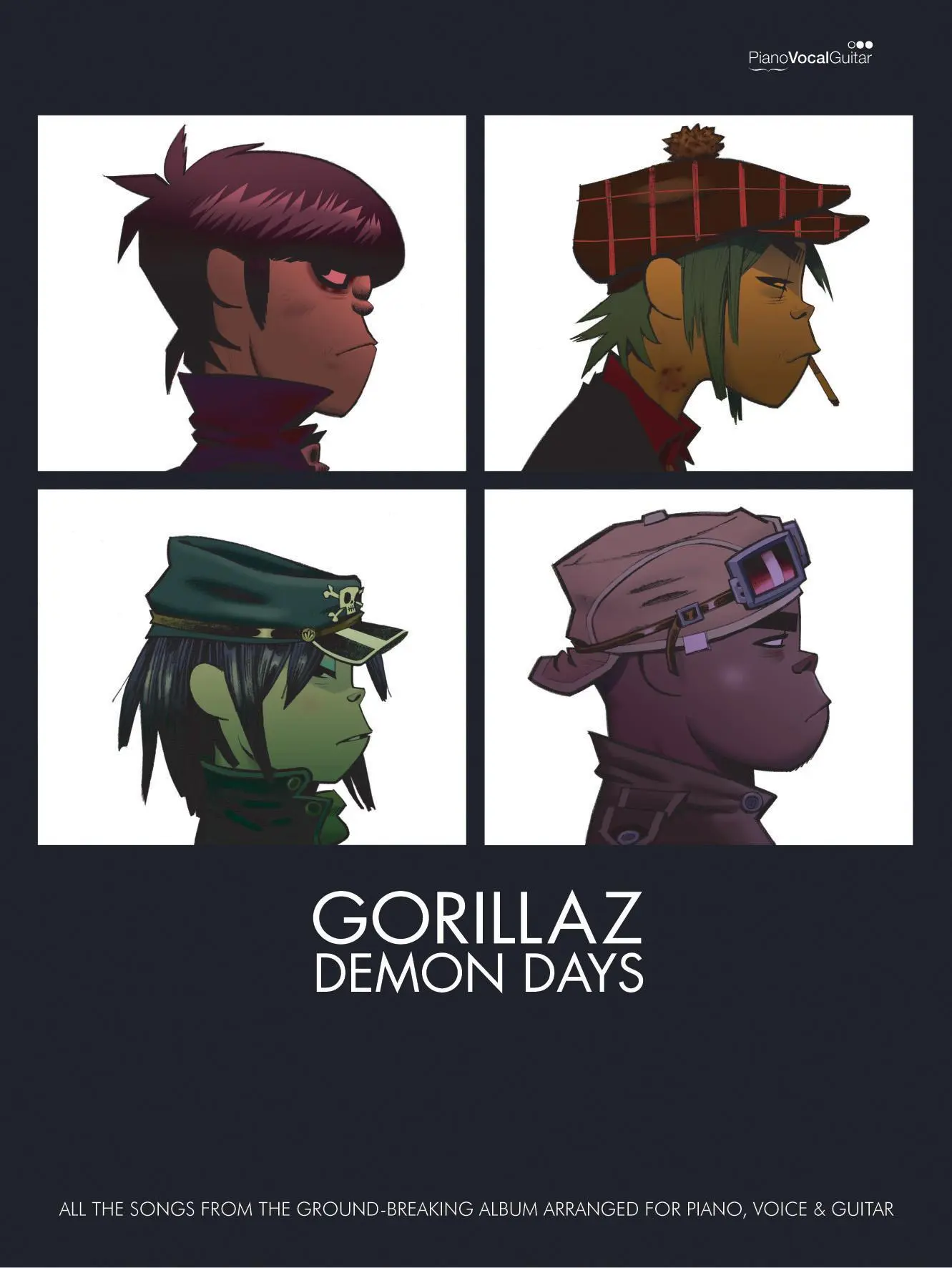 Cover: 9780571524532 | Gorillaz -- Demon Days | Piano/Vocal/Chords | Gorillaz | Taschenbuch