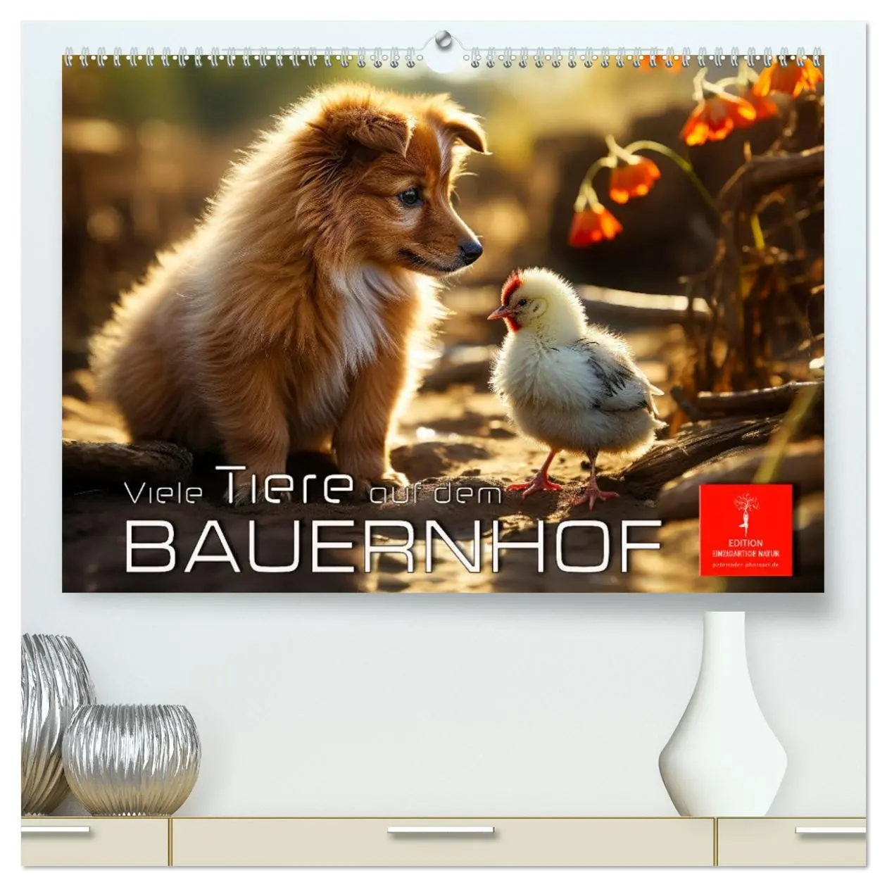 Cover: 9783457474532 | Viele Tiere auf dem Bauernhof (hochwertiger Premium Wandkalender...