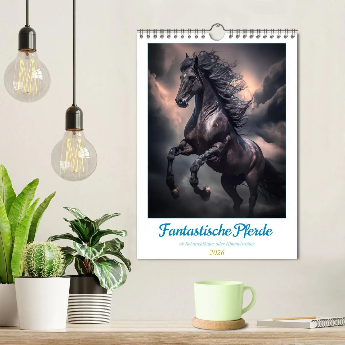 Bild: 9783516324532 | Fantastische Pferde (Wandkalender 2026 DIN A4 hoch), CALVENDO...
