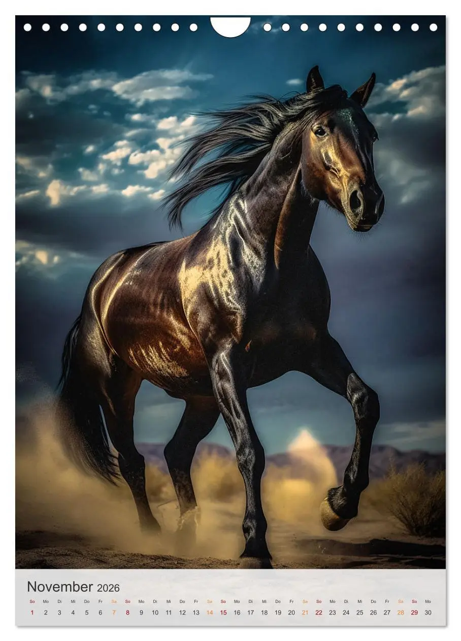 Bild: 9783516324532 | Fantastische Pferde (Wandkalender 2026 DIN A4 hoch), CALVENDO...