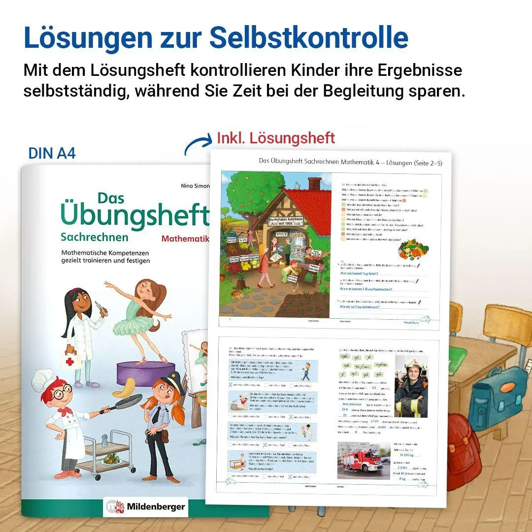 Bild: 9783619454532 | Das Übungsheft Sachrechnen Mathematik 4 | Hendrik Simon (u. a.) | 2017