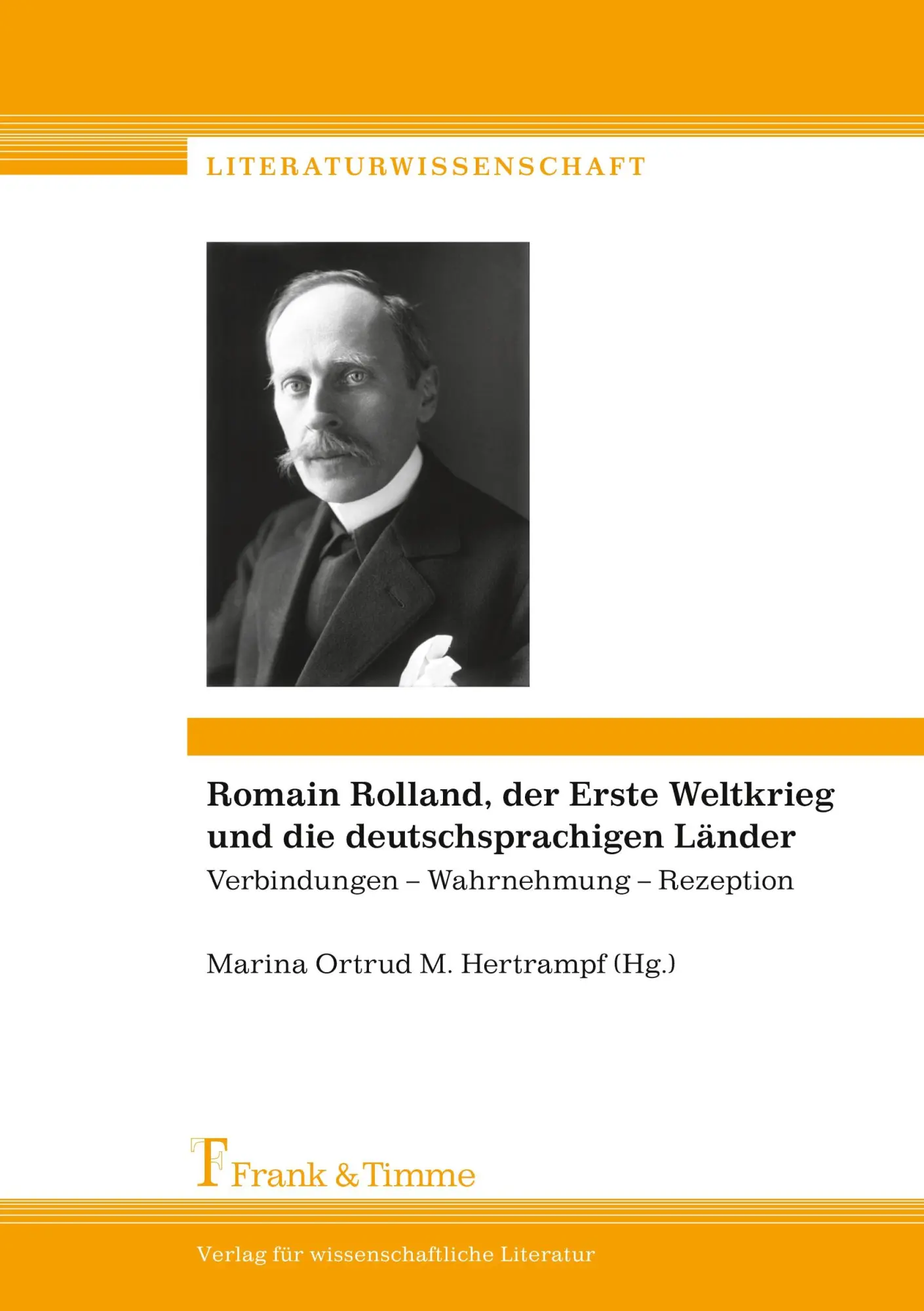 Cover: 9783732904532 | Romain Rolland, der Erste Weltkrieg und die deutschsprachigen...