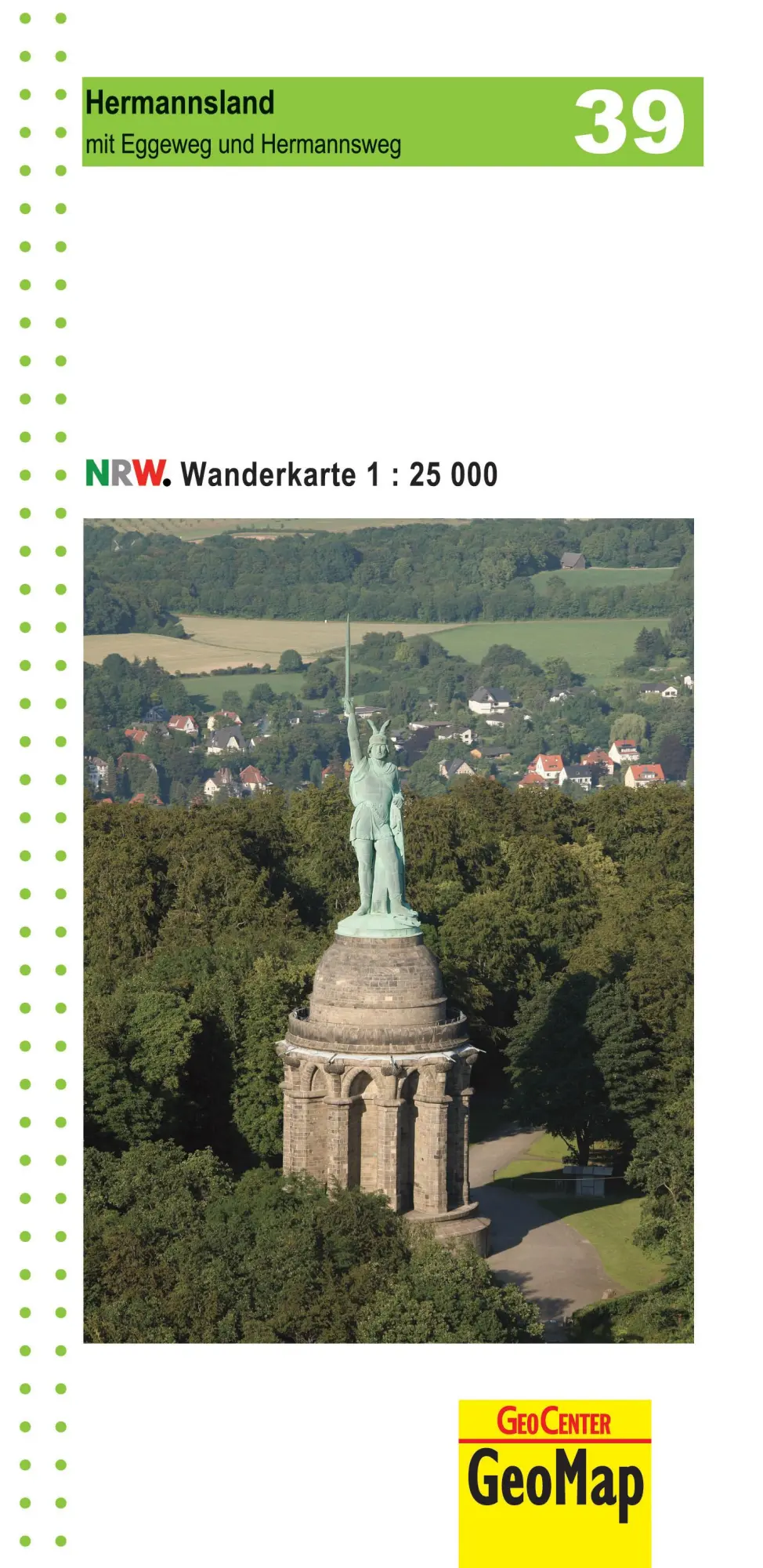 Cover: 9783936184532 | Wanderkarte Nordrhein-Westfalen 39 Hermannsland 1 : 25 000 | NRW