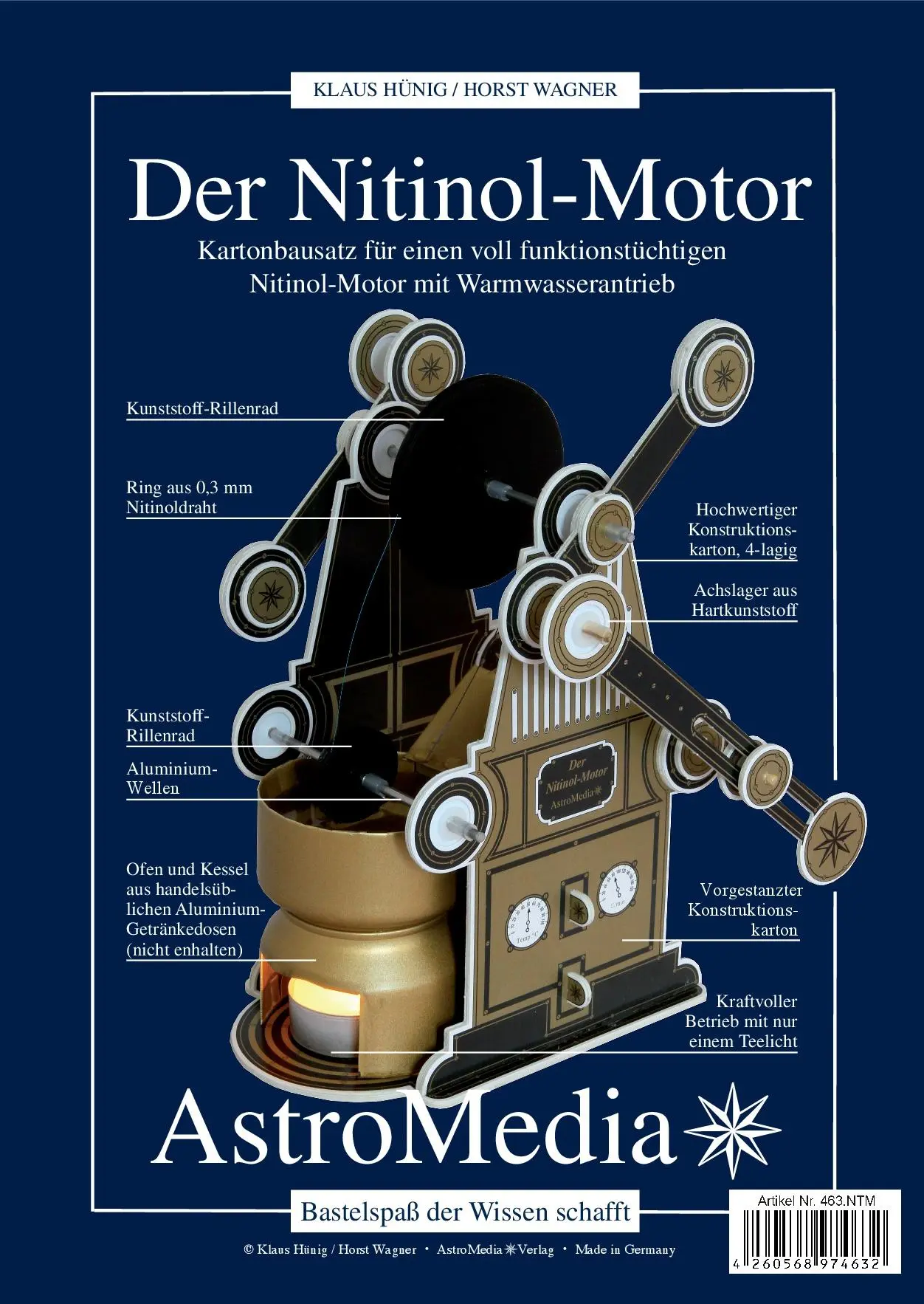 Cover: 4260568974632 | Der Nitinol-Motor | Klaus Hünig | Deutsch | 2017 | AstroMedia GmbH
