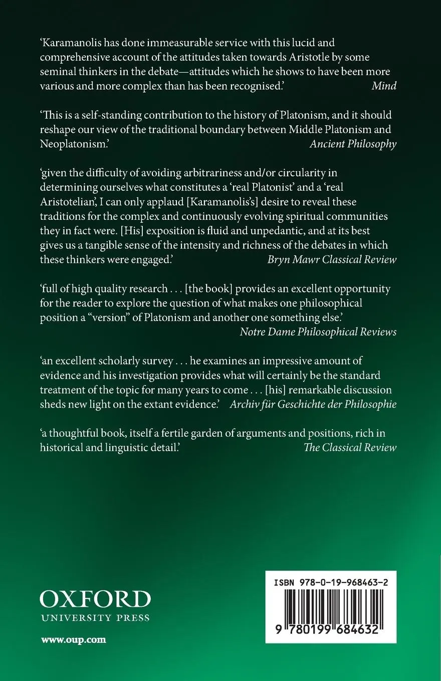 Rückseite: 9780199684632 | Plato and Aristotle in Agreement? | George E. Karamanolis | Buch