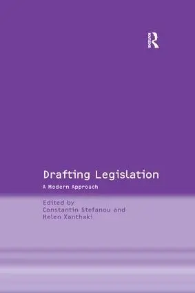 Cover: 9781138264632 | Drafting Legislation | A Modern Approach | Constantin Stefanou (u. a.)
