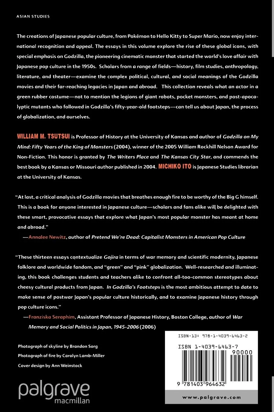 Rückseite: 9781403964632 | In Godzilla's Footsteps | W. Tsutsui (u. a.) | Taschenbuch | xii