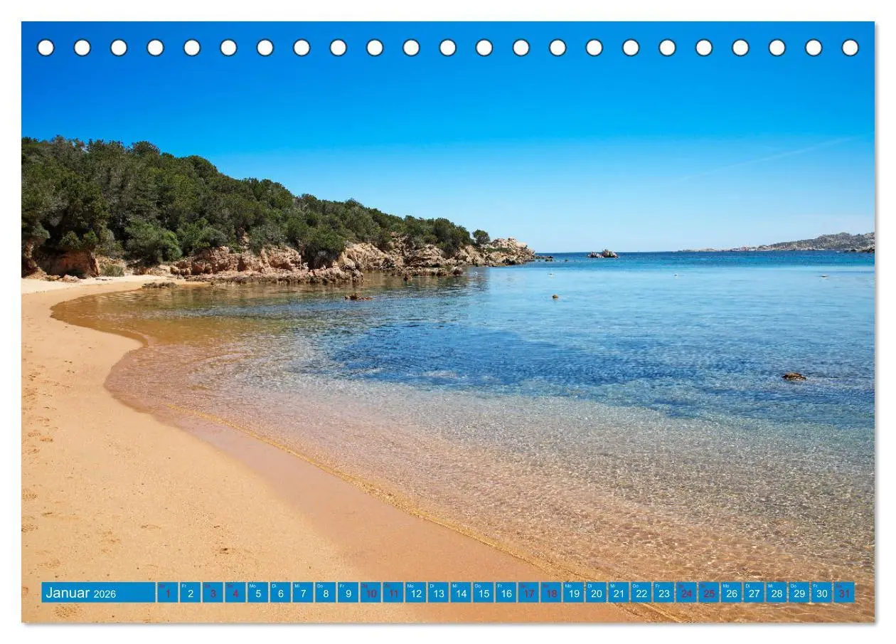 Bild: 9783457394632 | Traumhaftes Sardinien (Tischkalender 2026 DIN A5 quer), CALVENDO...