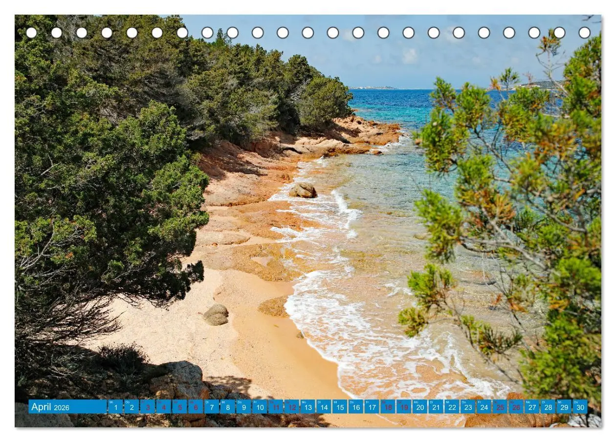 Bild: 9783457394632 | Traumhaftes Sardinien (Tischkalender 2026 DIN A5 quer), CALVENDO...