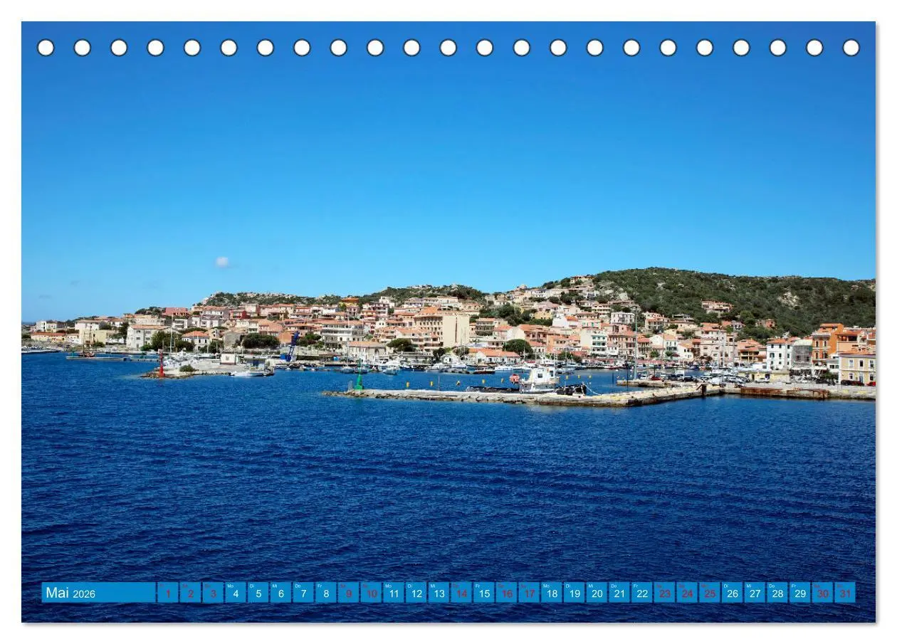 Bild: 9783457394632 | Traumhaftes Sardinien (Tischkalender 2026 DIN A5 quer), CALVENDO...
