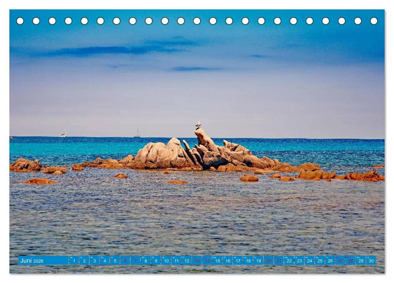 Bild: 9783457394632 | Traumhaftes Sardinien (Tischkalender 2026 DIN A5 quer), CALVENDO...