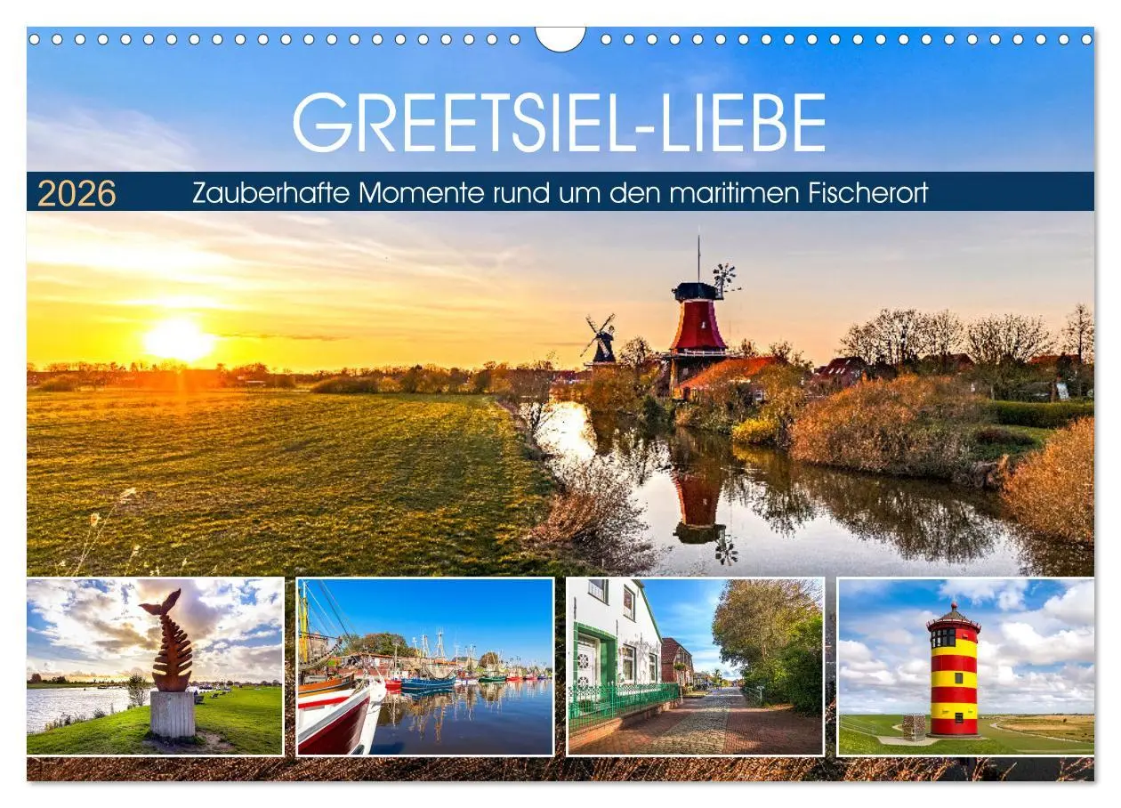 Cover: 9783457914632 | GREETSIEL-LIEBE (Wandkalender 2026 DIN A3 quer), CALVENDO...