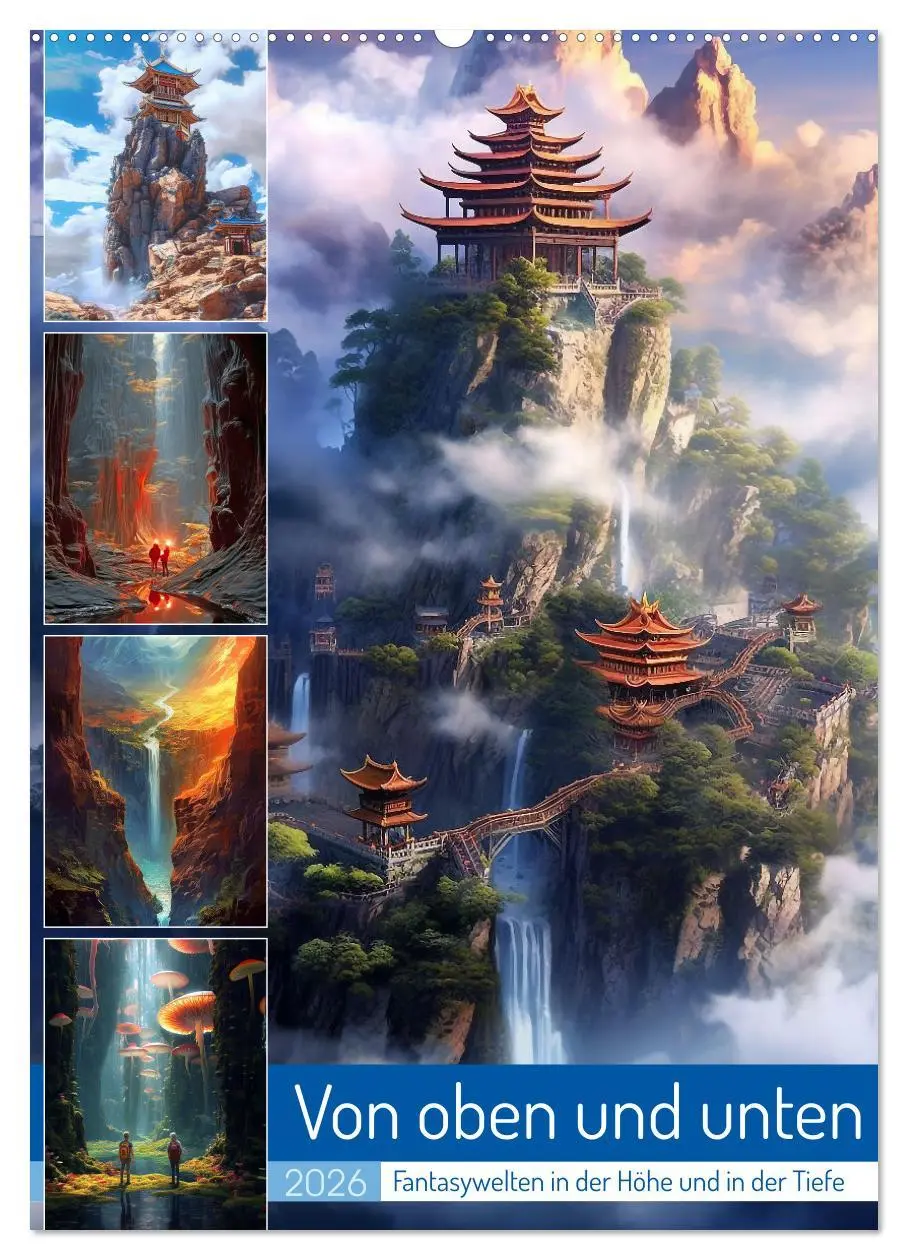 Cover: 9783516314632 | Von oben und unten (Wandkalender 2026 DIN A2 hoch), CALVENDO...