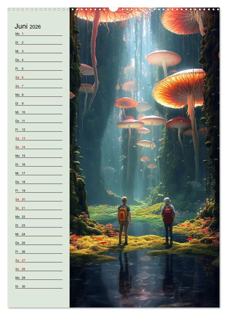 Bild: 9783516314632 | Von oben und unten (Wandkalender 2026 DIN A2 hoch), CALVENDO...