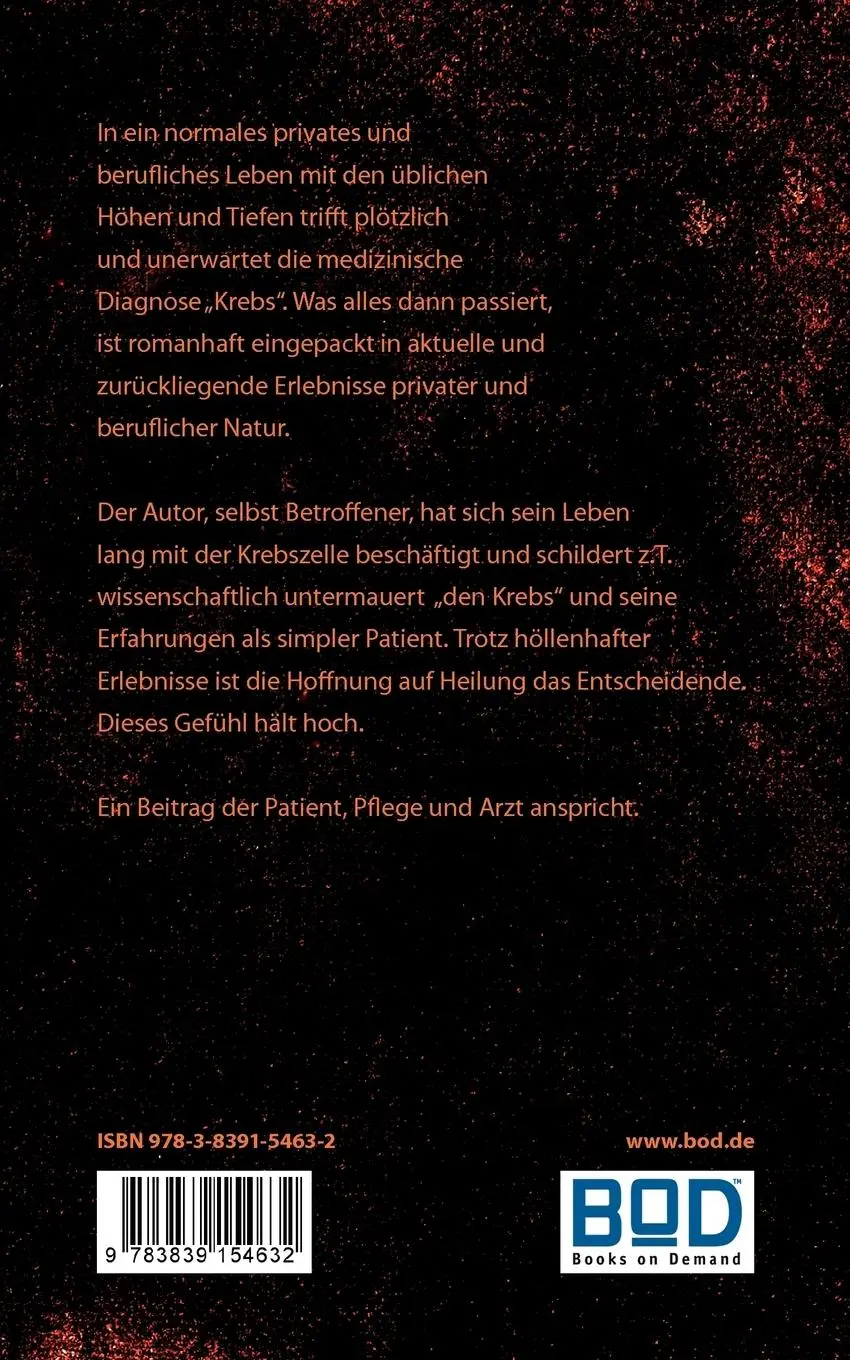 Rückseite: 9783839154632 | Blick in die Hölle | Empfindungen eines Krebspatienten | Helpap | Buch