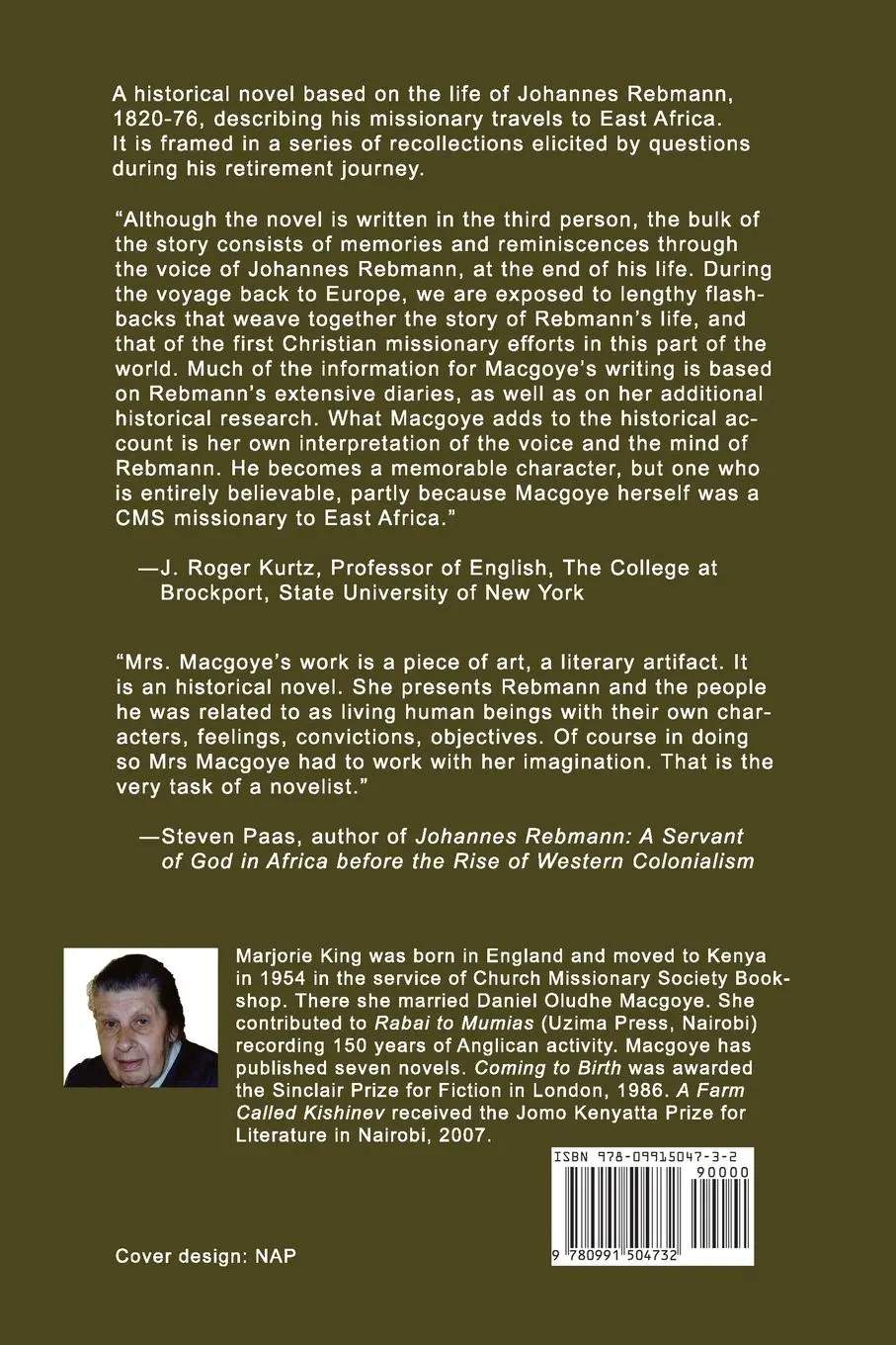 Rückseite: 9780991504732 | Rebmann | Marjorie Macgoye Macgoye | Taschenbuch | Englisch | 2014