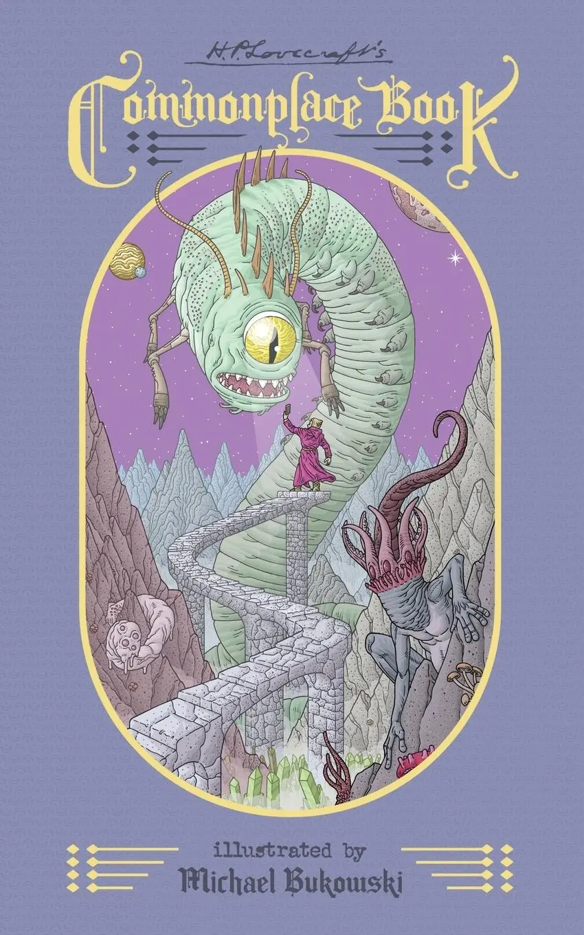 Cover: 9781590214732 | H.P. Lovecraft's Commonplace Book | Weirdly Illustrated | Lovecraft