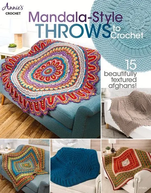 Cover: 9781640254732 | Mandala-Style Throws to Crochet | Annie'S | Taschenbuch | Englisch