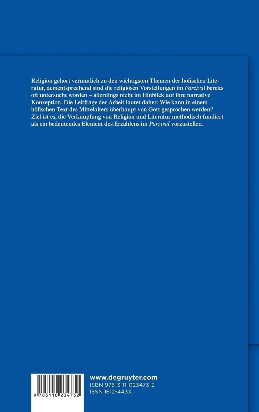 Rückseite: 9783110234732 | Höfisches Erzählen von Gott | Susanne Knaeble | Buch | VIII | Deutsch