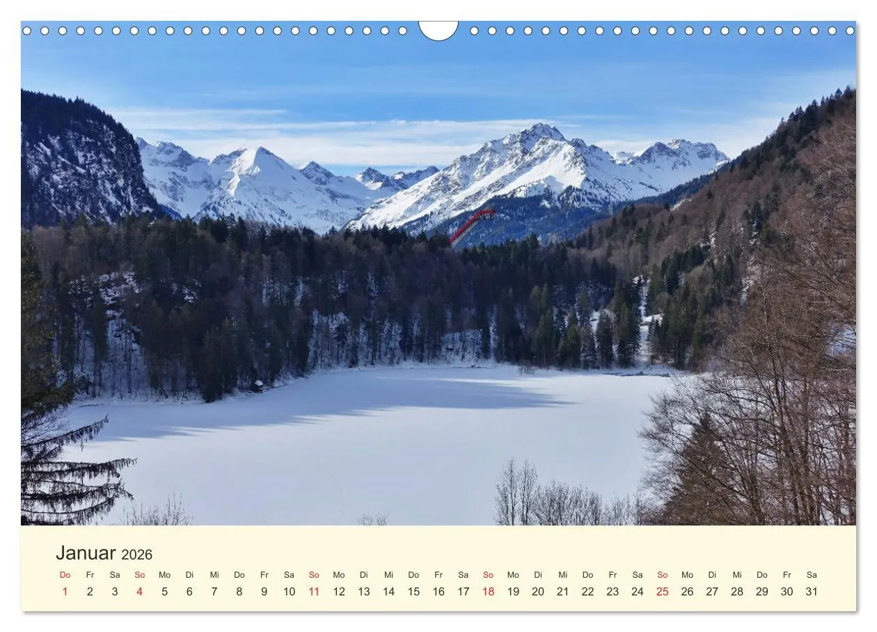 Bild: 9783457764732 | Wanderglück im Allgäu (Wandkalender 2026 DIN A3 quer), CALVENDO...