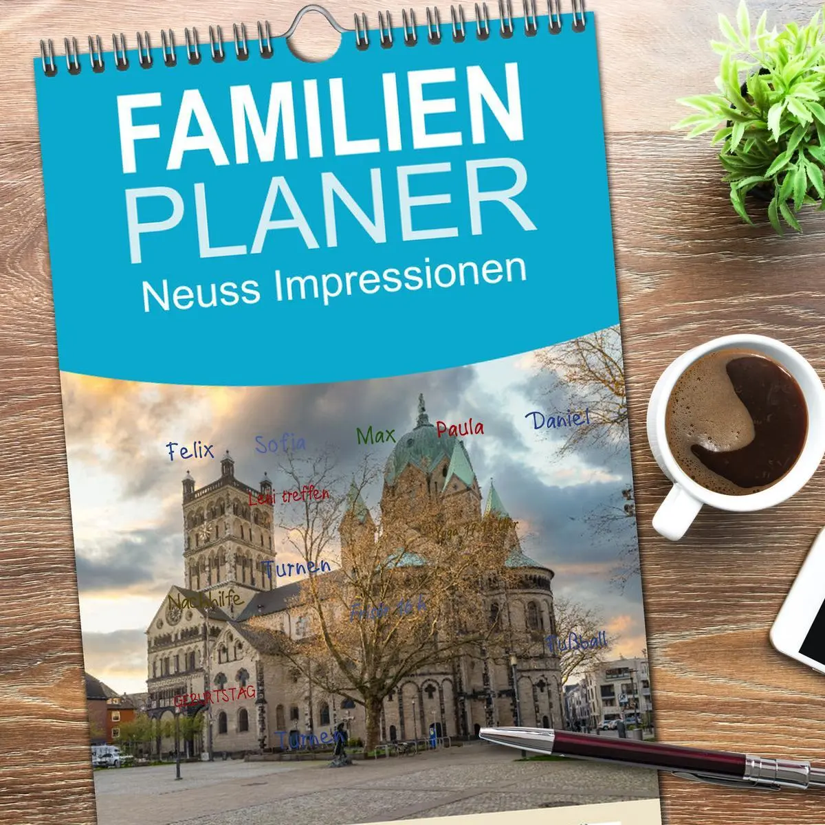 Bild: 9783516614732 | Familienplaner 2026 - Neuss Impressionen mit 5 Spalten...