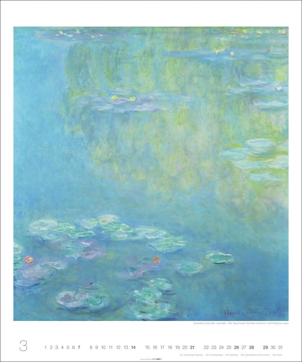Bild: 9783839904732 | Kunst in Blau Edition 2027 | Matisse | Kalender | 14 S. | Deutsch