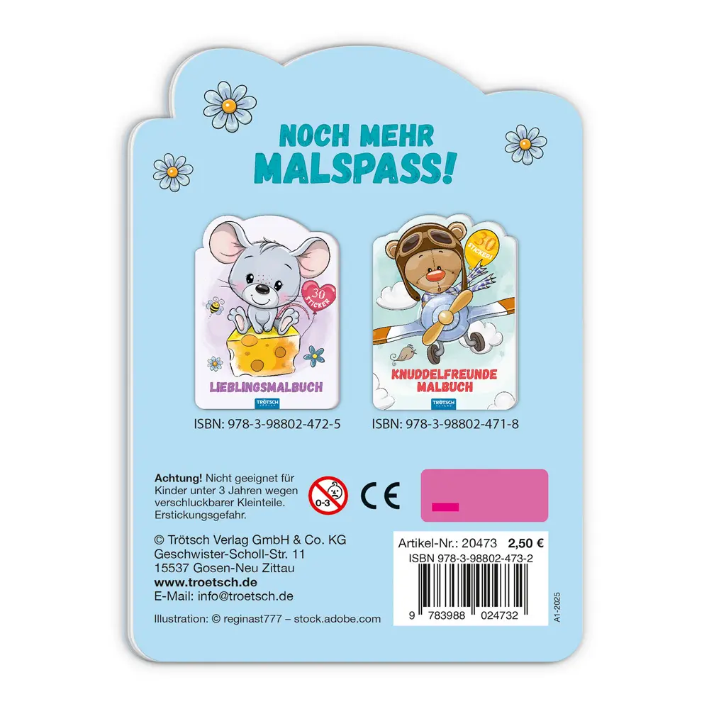 Bild: 9783988024732 | Trötsch Malbuch Tierfreunde-Malbuch | Trötsch Verlag GmbH &amp; Co.KG