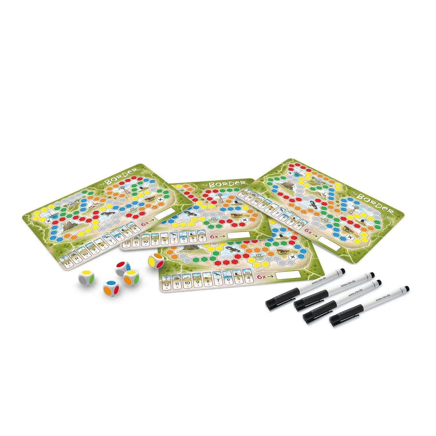 Bild: 4012426884832 | NSV - THE BORDER, Würfelspiel - spannende Mischung aus Planung und...