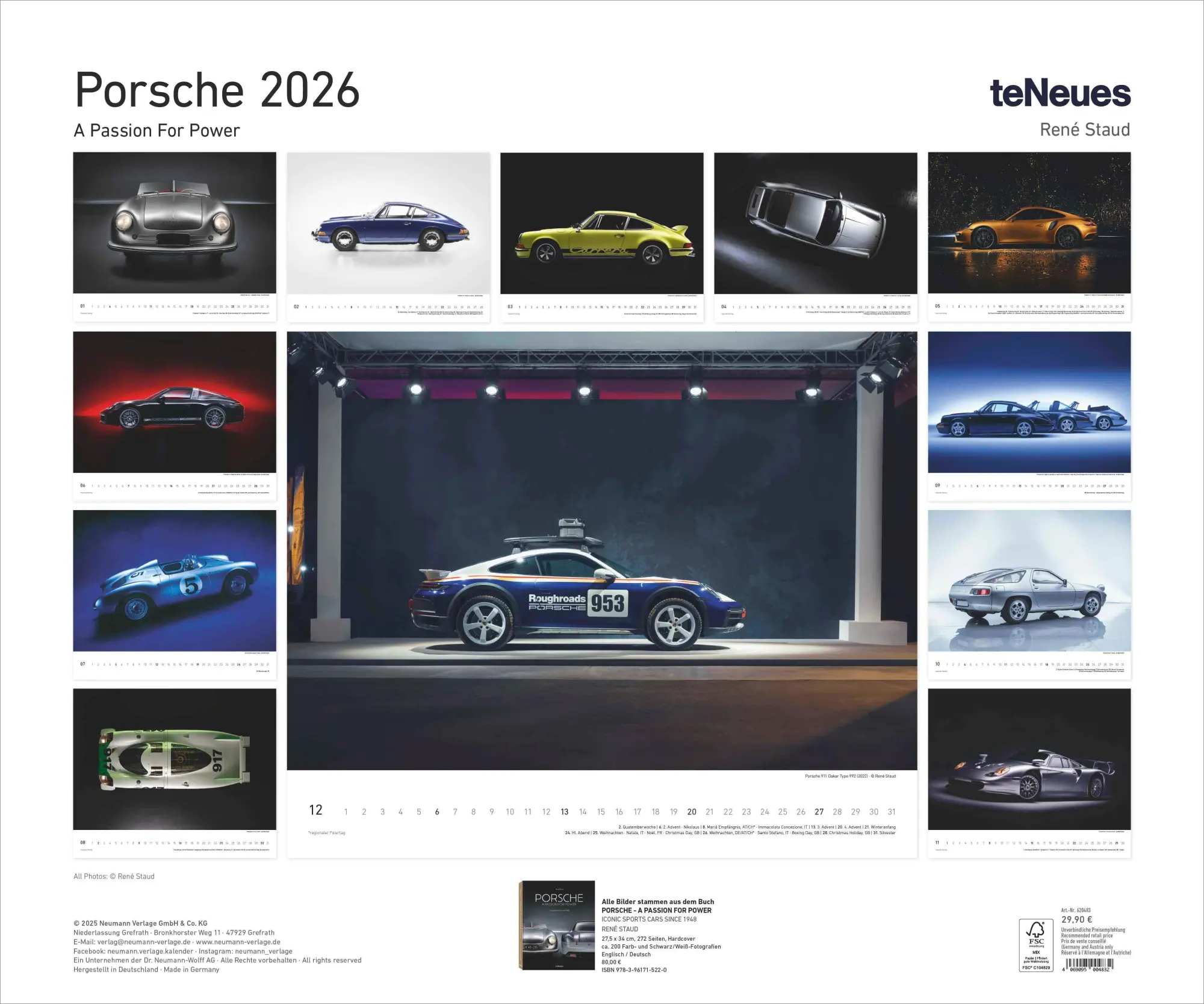 Bild: 4069095004832 | Porsche - A Passion for Power | Iconic Sportscars since 1948 | Staud