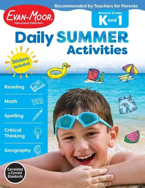 Cover: 9781629384832 | Daily Summer Activities: Between Kindergarten and 1st Grade, Grade...