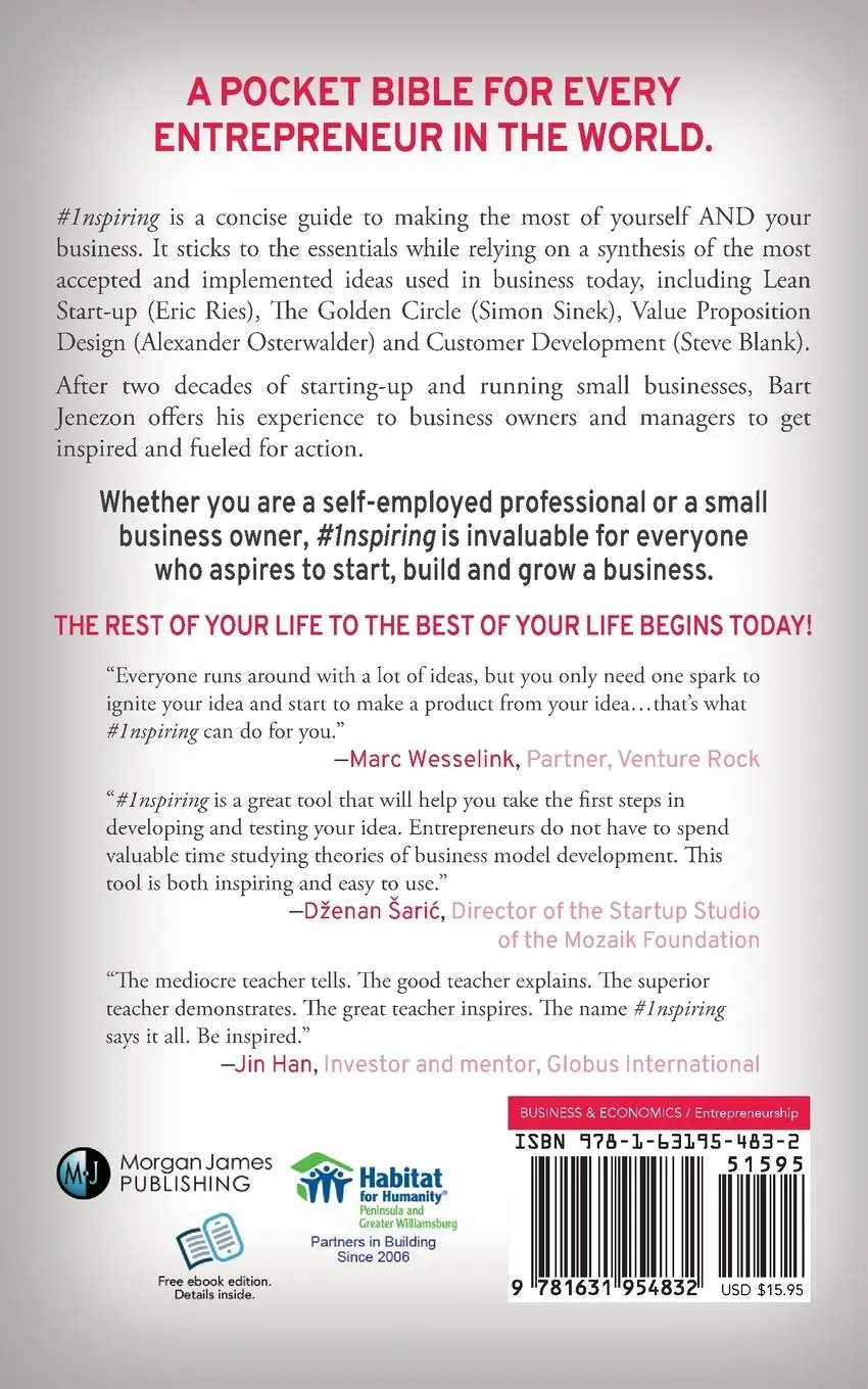 Rückseite: 9781631954832 | #1nspiring(TM) | Your Next Step in Business Development | Bart Jenezon