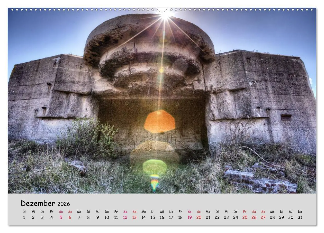 Bild: 9783516084832 | Bunker Zeitzeugen der Geschichte (hochwertiger Premium Wandkalender...