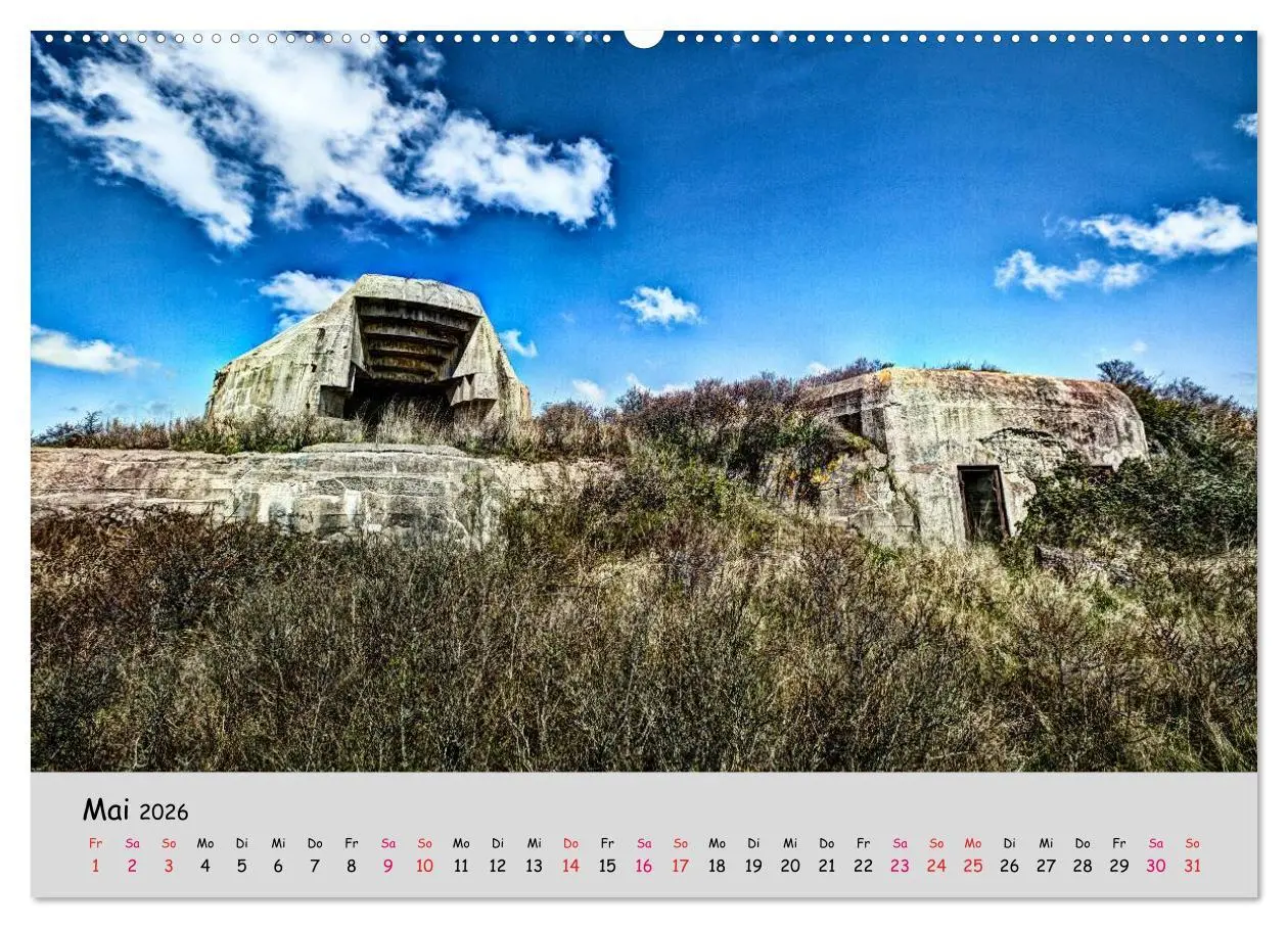 Bild: 9783516084832 | Bunker Zeitzeugen der Geschichte (hochwertiger Premium Wandkalender...