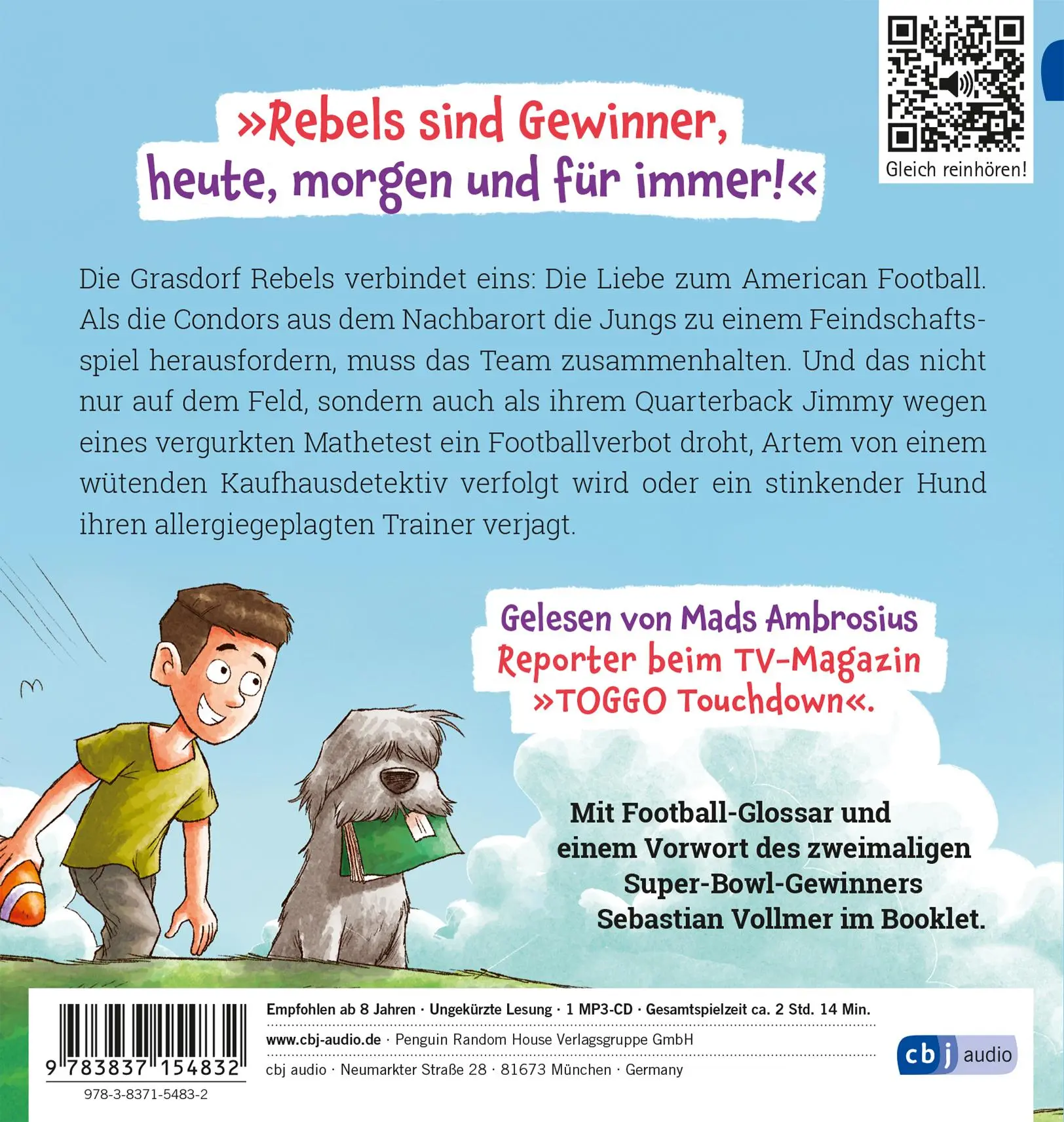 Bild: 9783837154832 | Die Football-Freunde - Touchdown für die Grasdorf Rebels | Hüging