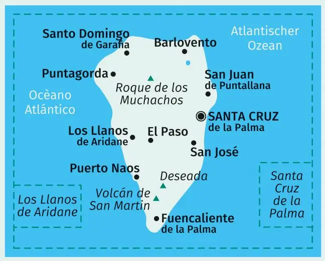 Bild: 9783990444832 | KOMPASS Wanderkarte 232 La Palma 1:50.000 | Kompass-Karten Gmbh | 1 S.