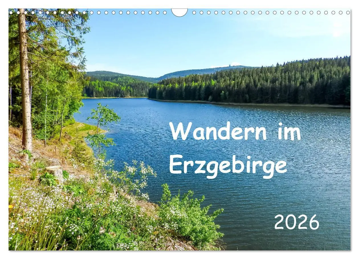 Cover: 9783457814932 | Wandern im Erzgebirge (Wandkalender 2026 DIN A3 quer), CALVENDO...