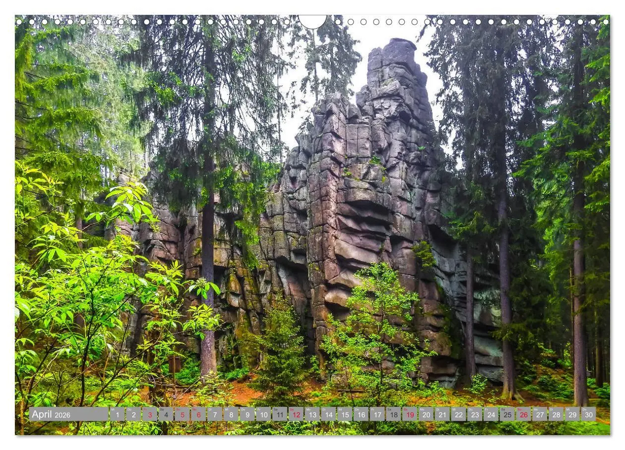 Bild: 9783457814932 | Wandern im Erzgebirge (Wandkalender 2026 DIN A3 quer), CALVENDO...