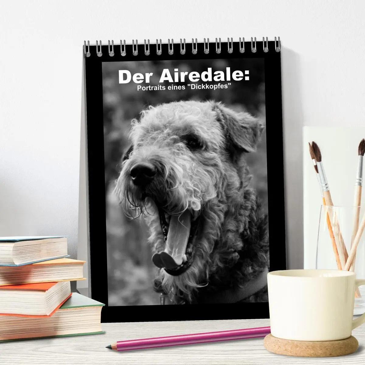 Bild: 9783516454932 | Der Airedale: Portraits eines "Dickkopfes" (Tischkalender 2026 DIN...