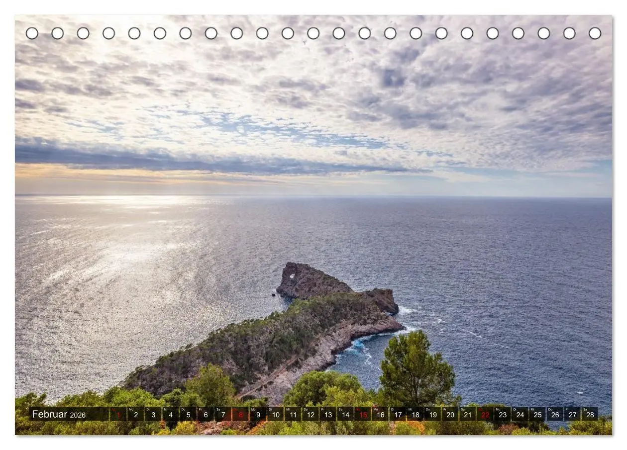 Bild: 9783516694932 | Mallorca - einzigartige Orte (Tischkalender 2026 DIN A5 quer),...
