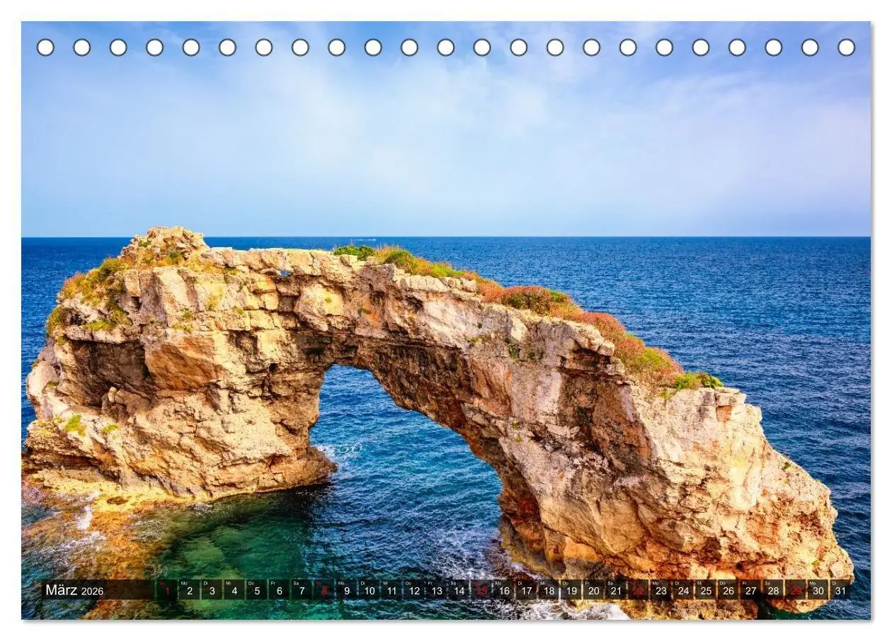 Bild: 9783516694932 | Mallorca - einzigartige Orte (Tischkalender 2026 DIN A5 quer),...